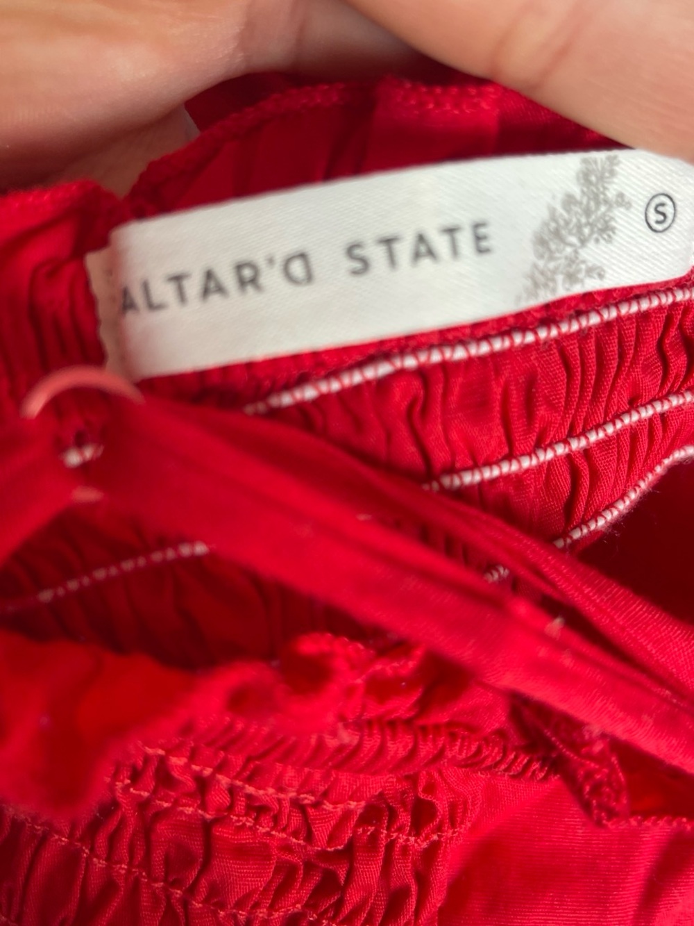 Women Red Spaghetti-Strap Sundress - Picture 2 of 2